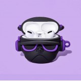 AirPods Pro Case Hülle - Hip-Hop-Bulldoggen-Sonnenbrille Headset - Violett