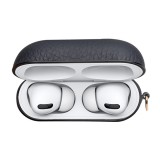 Coque AirPods Pro - Qialino cuir véritable - Bleu