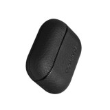 Coque AirPods Pro - Qialino cuir véritable - Noir