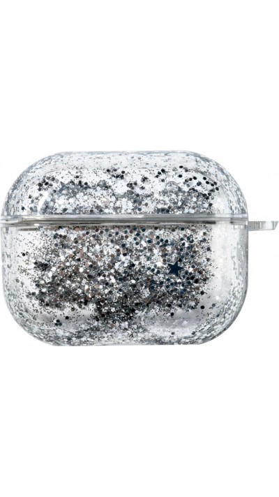 Hülle AirPods Pro - Water Stars & Strass - Silber