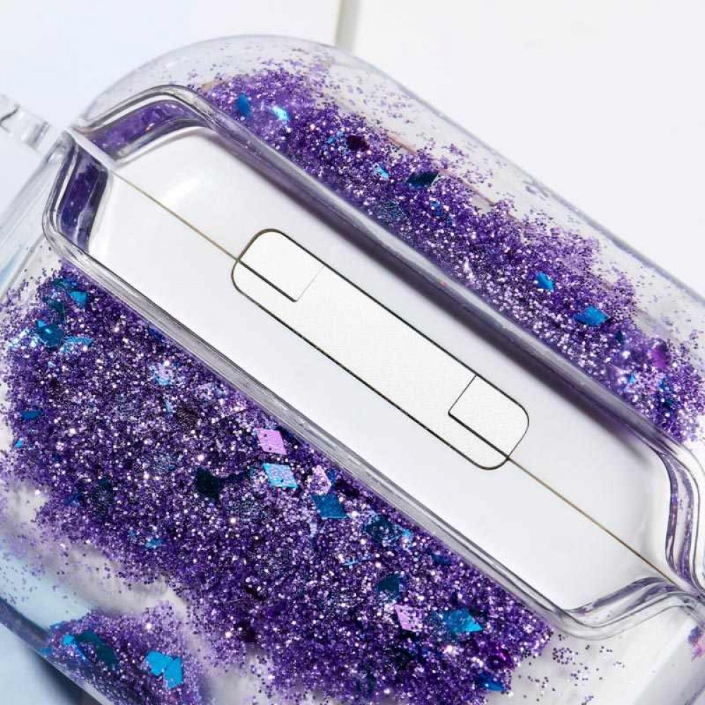 Coque AirPods Pro - Water Stars & Strass - Argent