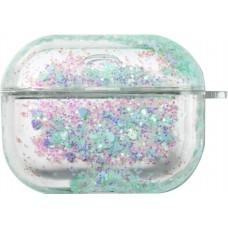 Coque AirPods Pro - Water Stars & Strass - Transparent