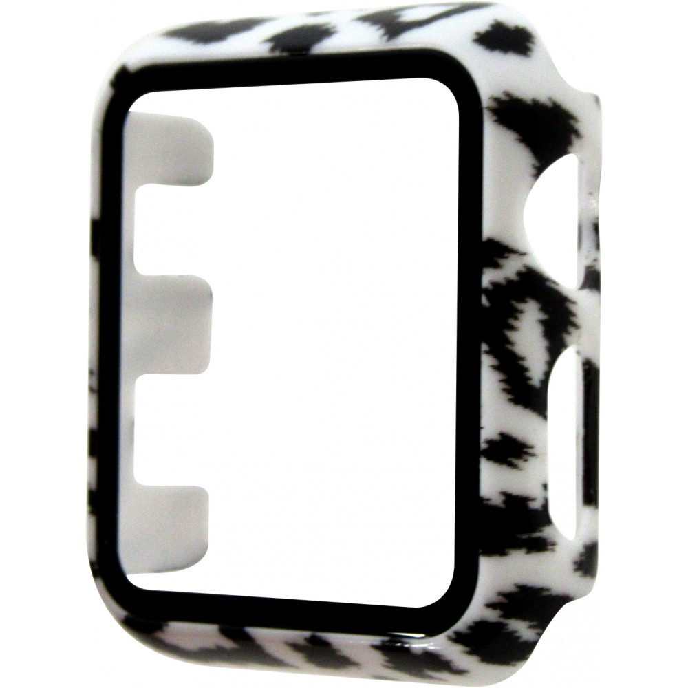 Apple Watch 42 mm Case Hülle - Full Protect mit Schutzglas - Leopard