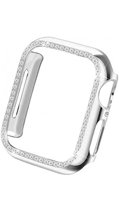 Coque Apple Watch 40mm - Strass - Argent