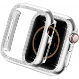 Hülle Apple Watch 44mm - Strass - Silber
