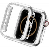 Coque Apple Watch 42mm - Strass - Argent