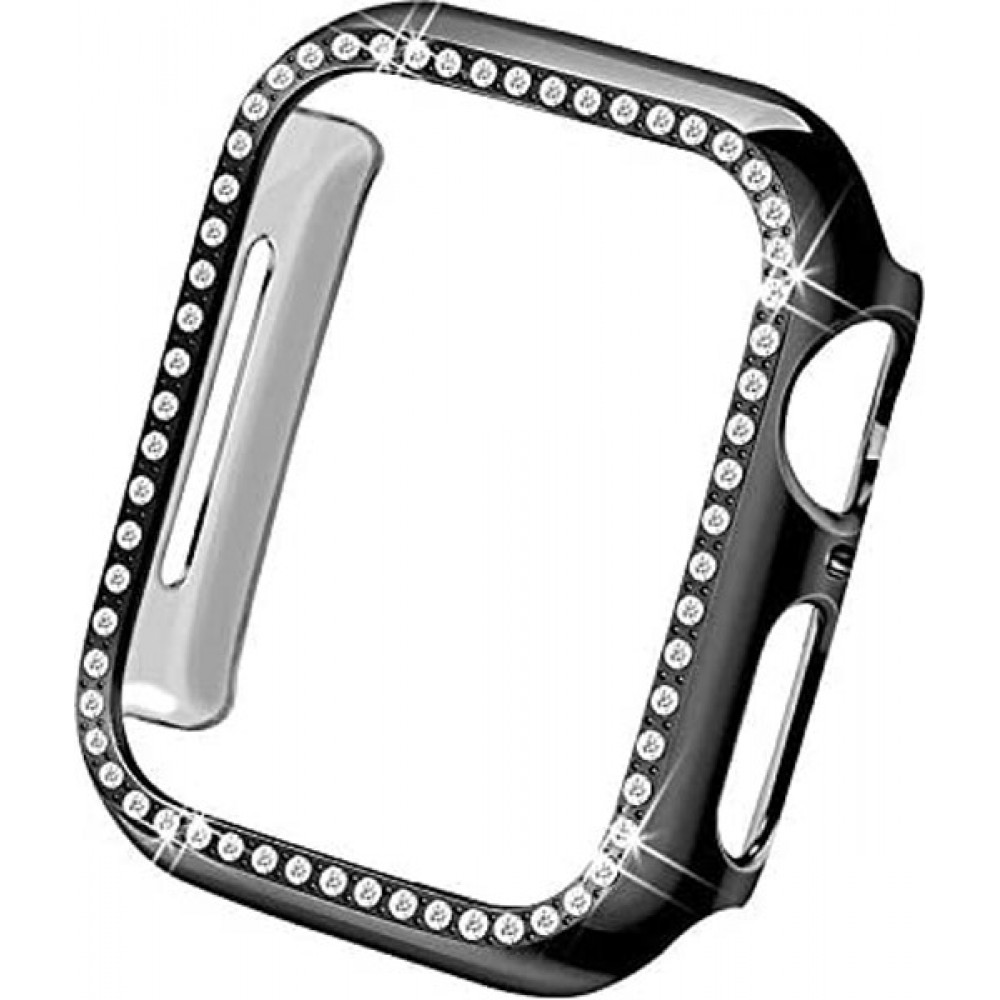 Hülle Apple Watch 40mm - Strass - Schwarz