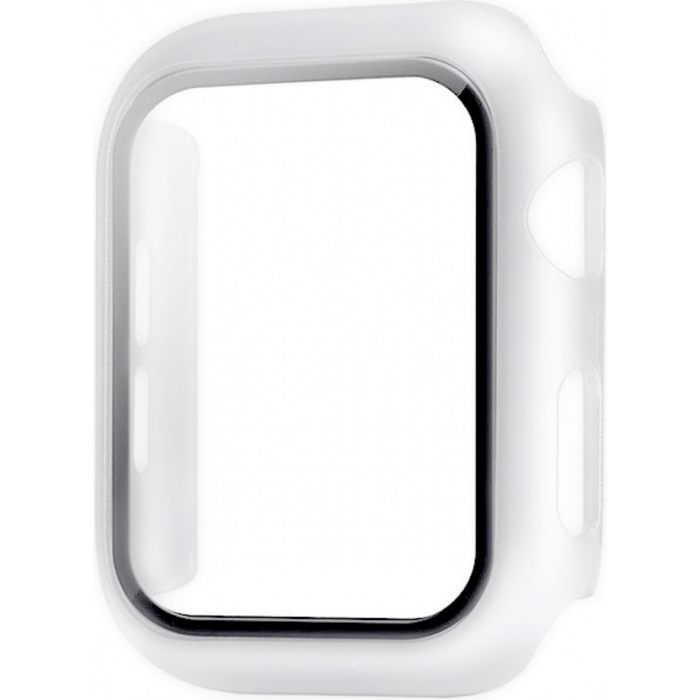 Coque Apple Watch 42mm - Full Protect avec vitre de protection - Transparent opaque