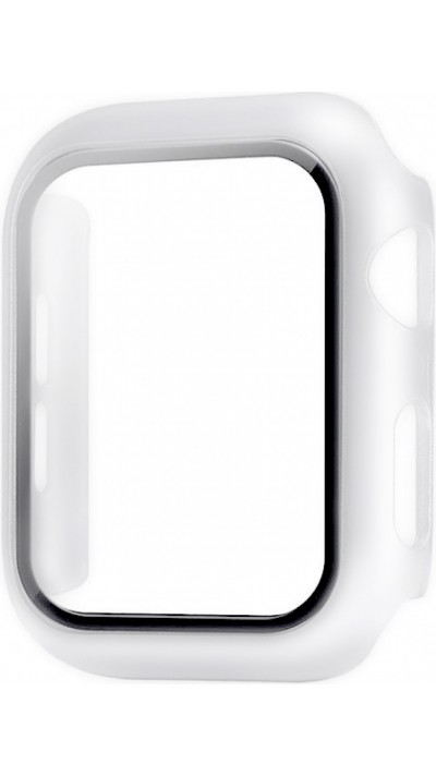 Coque Apple Watch 44mm - Full Protect avec vitre de protection - Transparent opaque