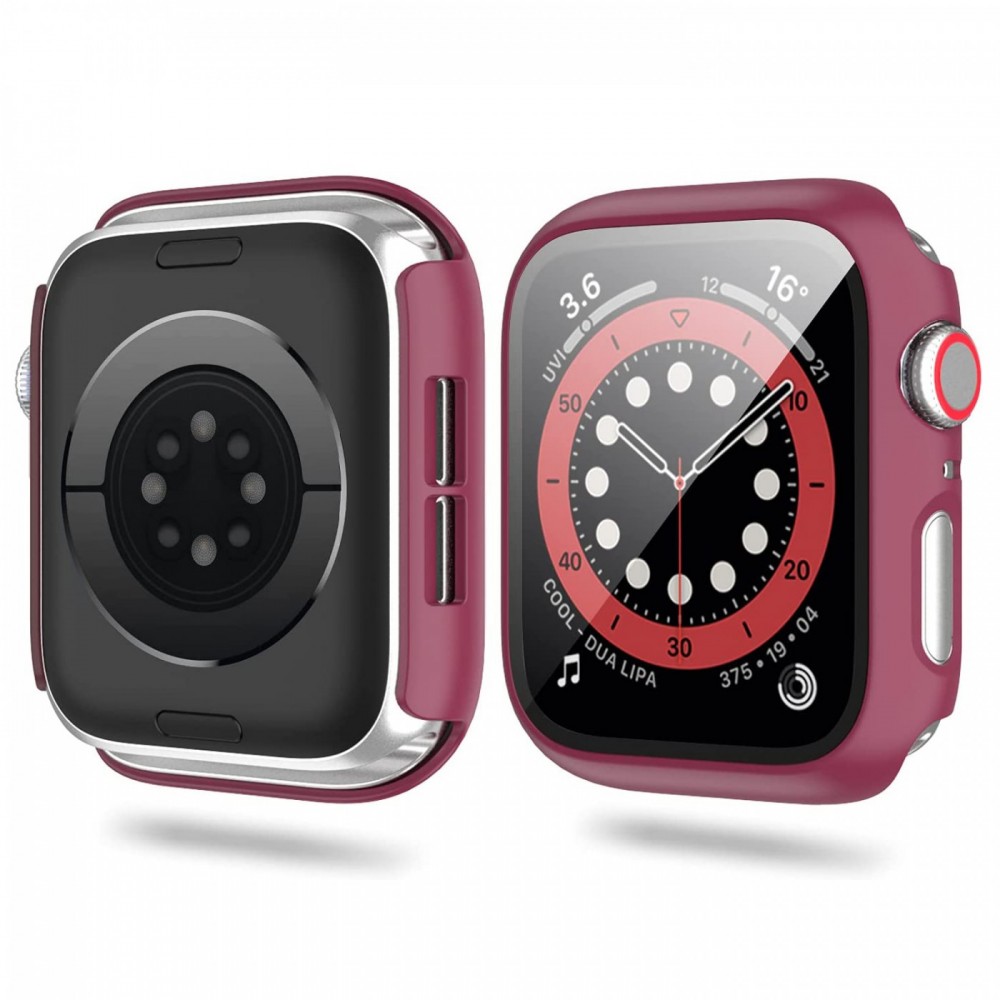 Apple Watch 40mm Case Hülle - Full Protect mit Schutzglas - Transparent opak