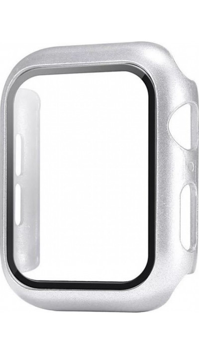  Apple Watch 40mm Case Hülle - Full Protect mit Schutzglas - Silber