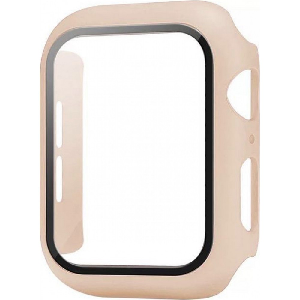 Coque Apple Watch 38mm - Full Protect avec vitre de protection - beige