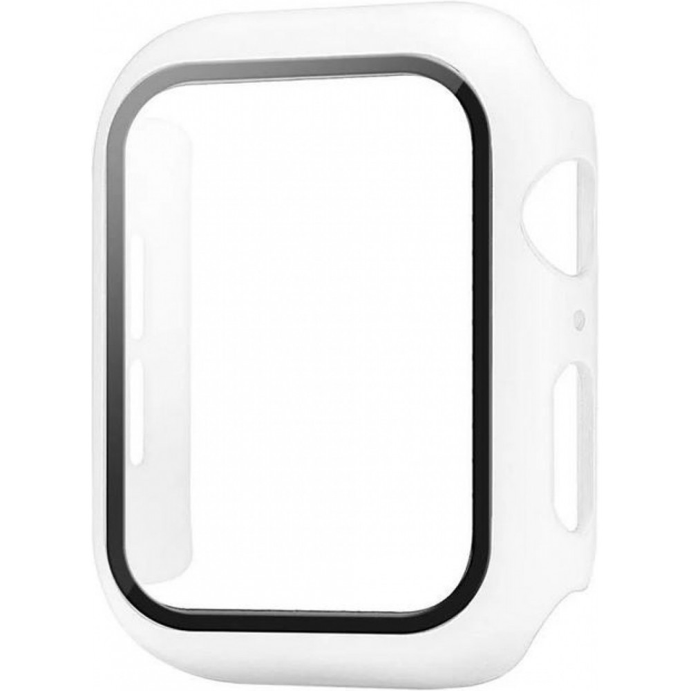 Apple Watch 38mm Case Hülle - Full Protect mit Schutzglas - - Weiss