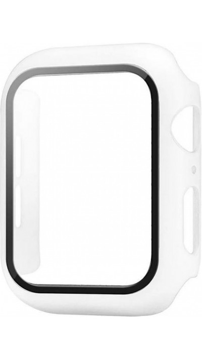 Apple Watch 38mm Case Hülle - Full Protect mit Schutzglas - - Weiss