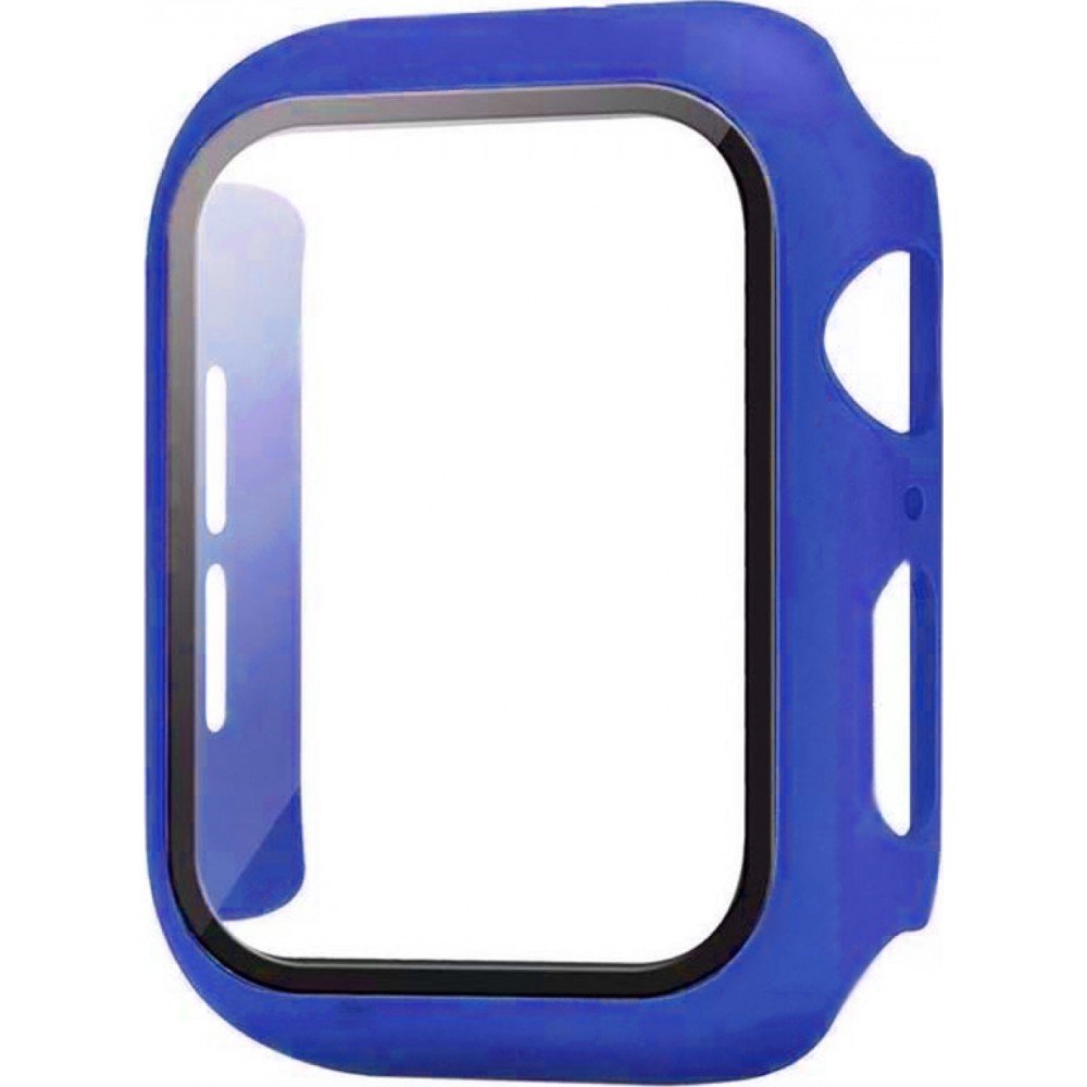 Coque Apple Watch 38mm - Full Protect avec vitre de protection - - Bleu foncé