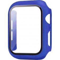 Coque Apple Watch 44mm - Full Protect avec vitre de protection - - Bleu foncé