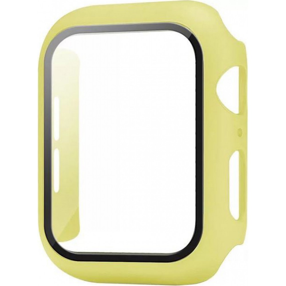 Apple Watch 40mm Case Hülle - Full Protect mit Schutzglas - - Gelb