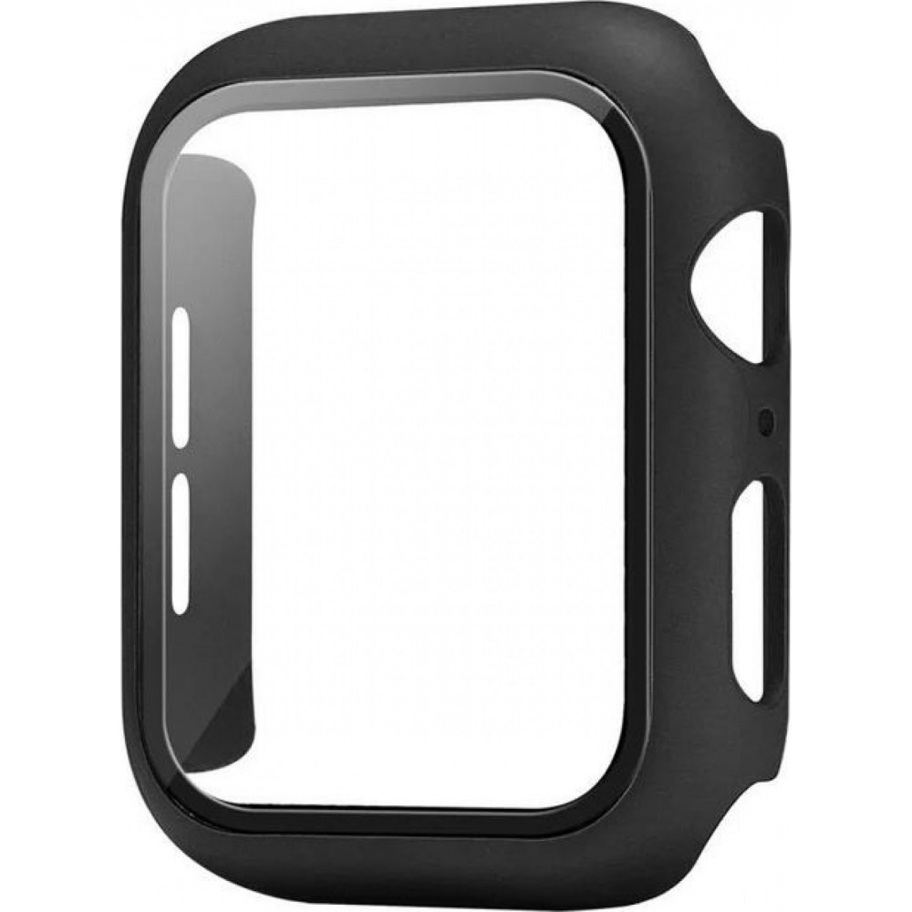 Apple Watch 40mm Case Hülle - Full Protect mit Schutzglas - - Schwarz