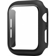 Coque Apple Watch 44mm - Full Protect avec vitre de protection - - Noir