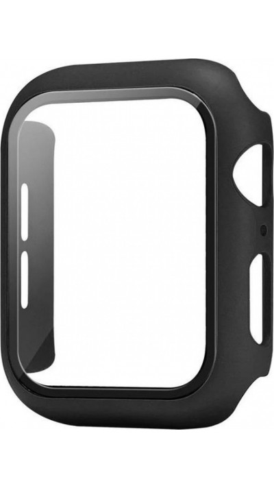 Apple Watch 38mm Case Hülle - Full Protect mit Schutzglas - - Schwarz