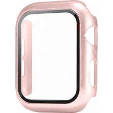 Coque Apple Watch 38mm - Full Protect avec vitre de protection - or - Rose