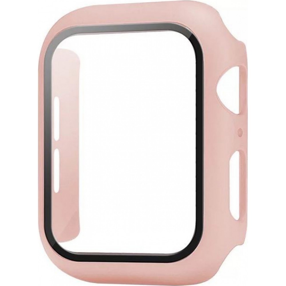 Apple Watch 40mm Case Hülle - Full Protect mit Schutzglas - hell- Rosa