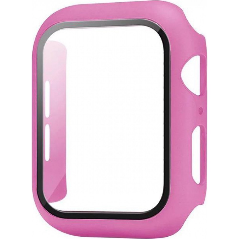 Coque Apple Watch 38mm - Full Protect avec vitre de protection - - Rose foncé