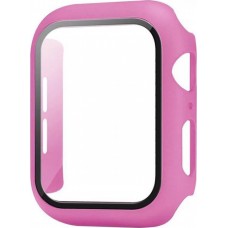 Apple Watch 42mm Case Hülle - Full Protect mit Schutzglas - - Dunkelrosa