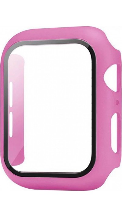 Coque Apple Watch 44mm - Full Protect avec vitre de protection - - Rose foncé