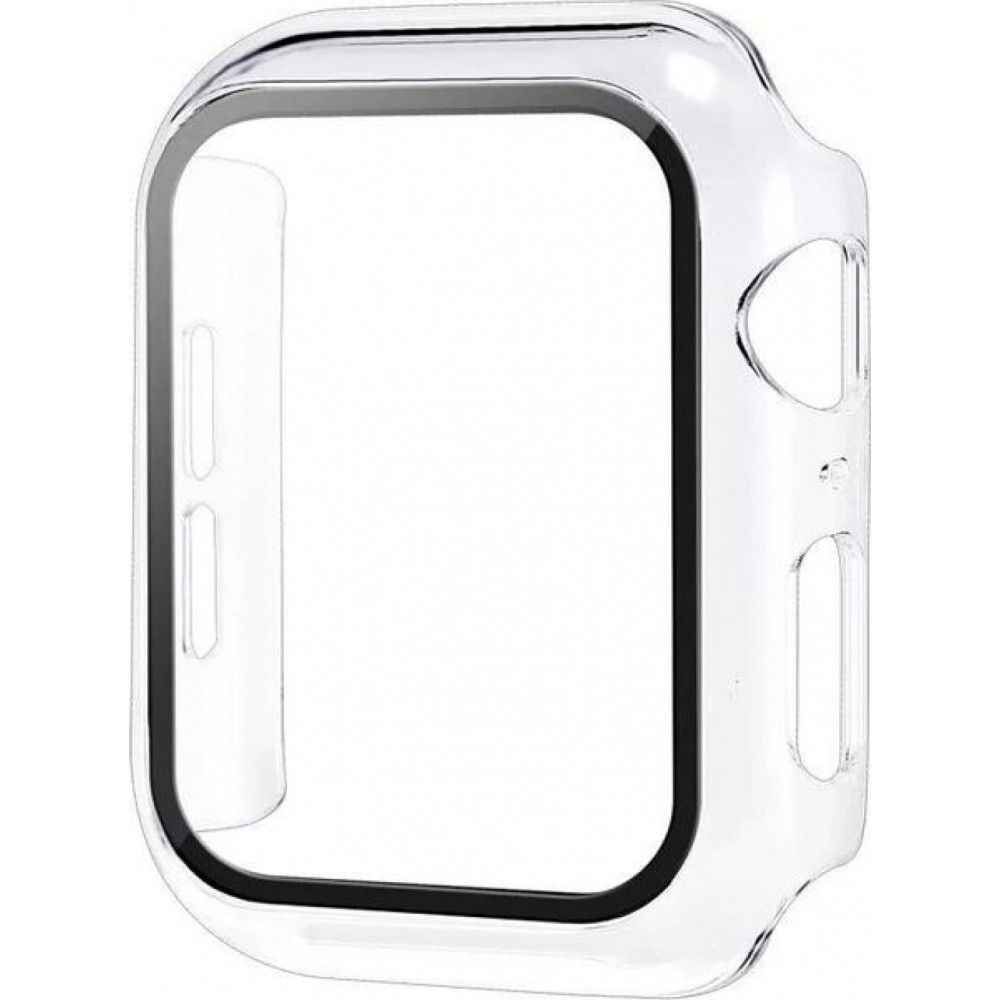 Coque Apple Watch 38mm - Full Protect avec vitre de protection - - Transparent