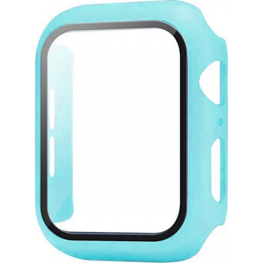 Coque Apple Watch 44mm - Full Protect avec vitre de protection - - Turquoise
