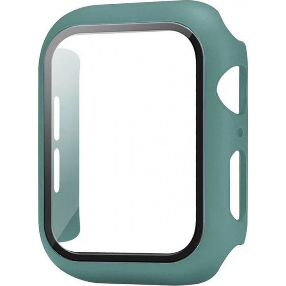Coque Apple Watch 4mm - Full Protect avec vitre de protection - - Vert foncé