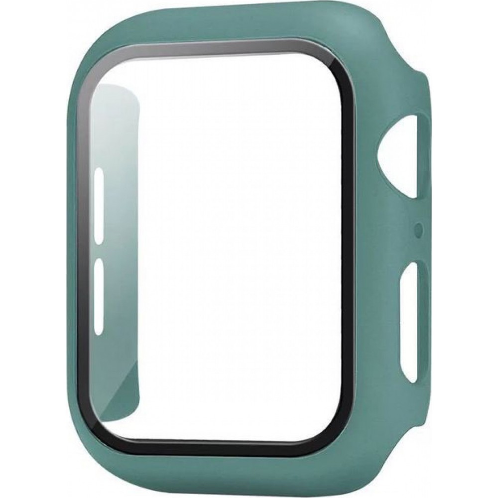 Coque Apple Watch 44mm - Full Protect avec vitre de protection - - Vert foncé