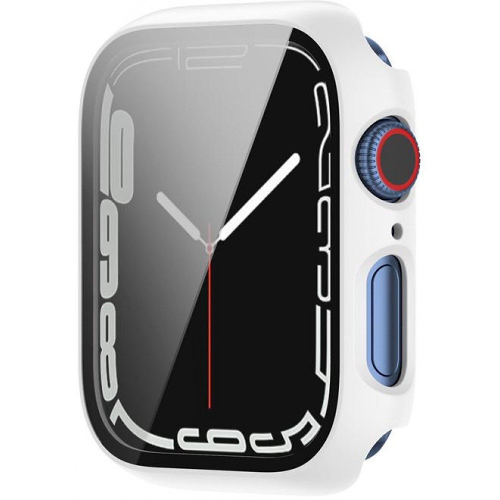 Coque Apple Watch 45 mm - Full Protect avec vitre de protection - Argent