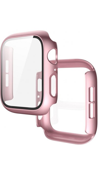 Apple Watch 41 mm Case Hülle - Full Protect mit Schutzglas - Rosa