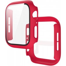 Coque Apple Watch 41 mm - Full Protect avec vitre de protection - Rouge