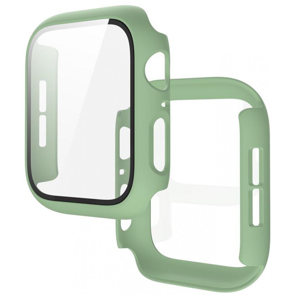 Coque Apple Watch 41 mm - Full Protect avec vitre de protection - Vert clair