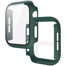 Coque Apple Watch 45 mm - Full Protect avec vitre de protection - Vert foncé