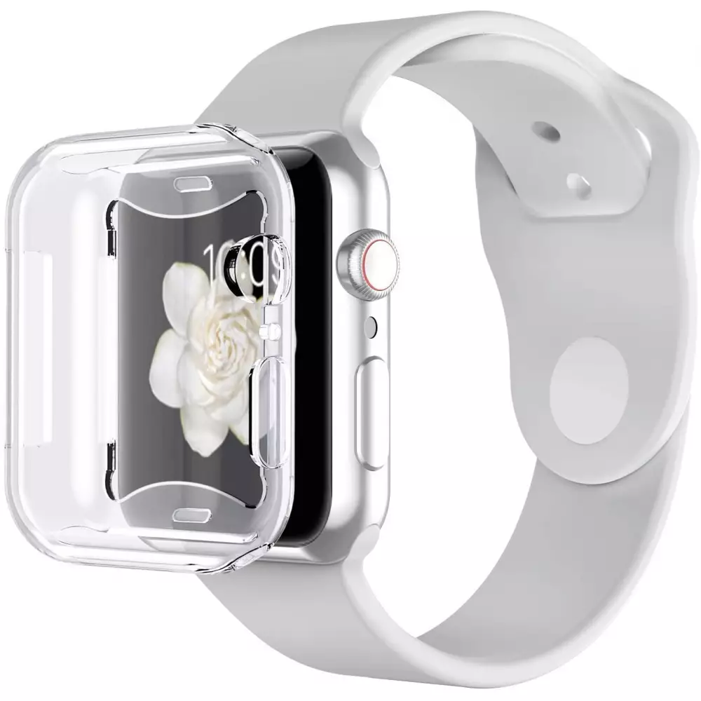 Coque Apple Watch 38mm - Gel intégral - Transparent