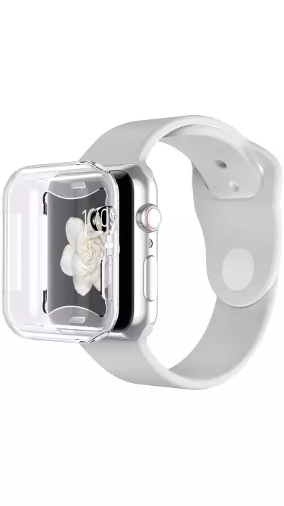 Coque Apple Watch 40mm - Gel intégral - Transparent
