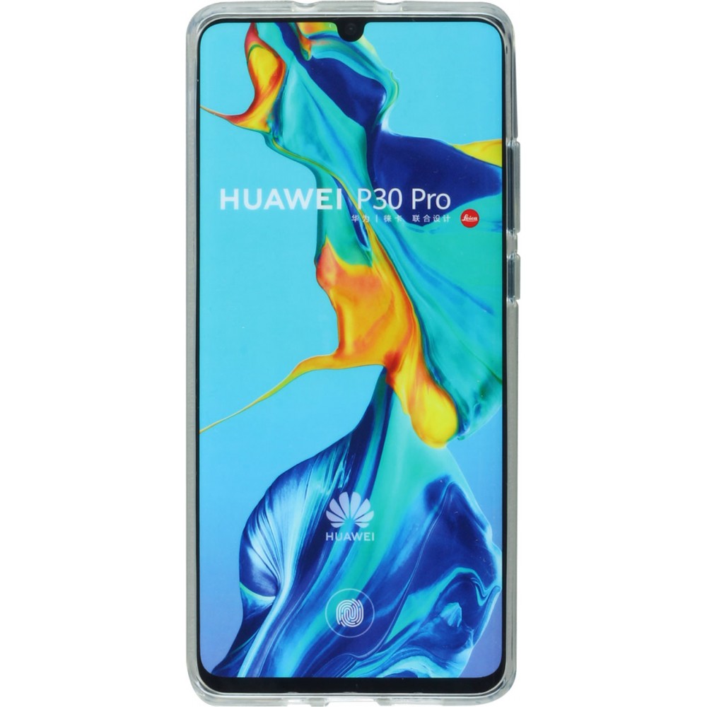 Hülle Huawei P30 - Gummi Transparent Silikon Gel Simple Super Clear flexibel