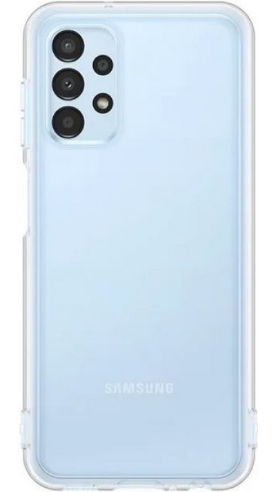 Galaxy A13 4G Case Hülle - Gummi Transparent Silikon Gel Simple Super Clear flexible