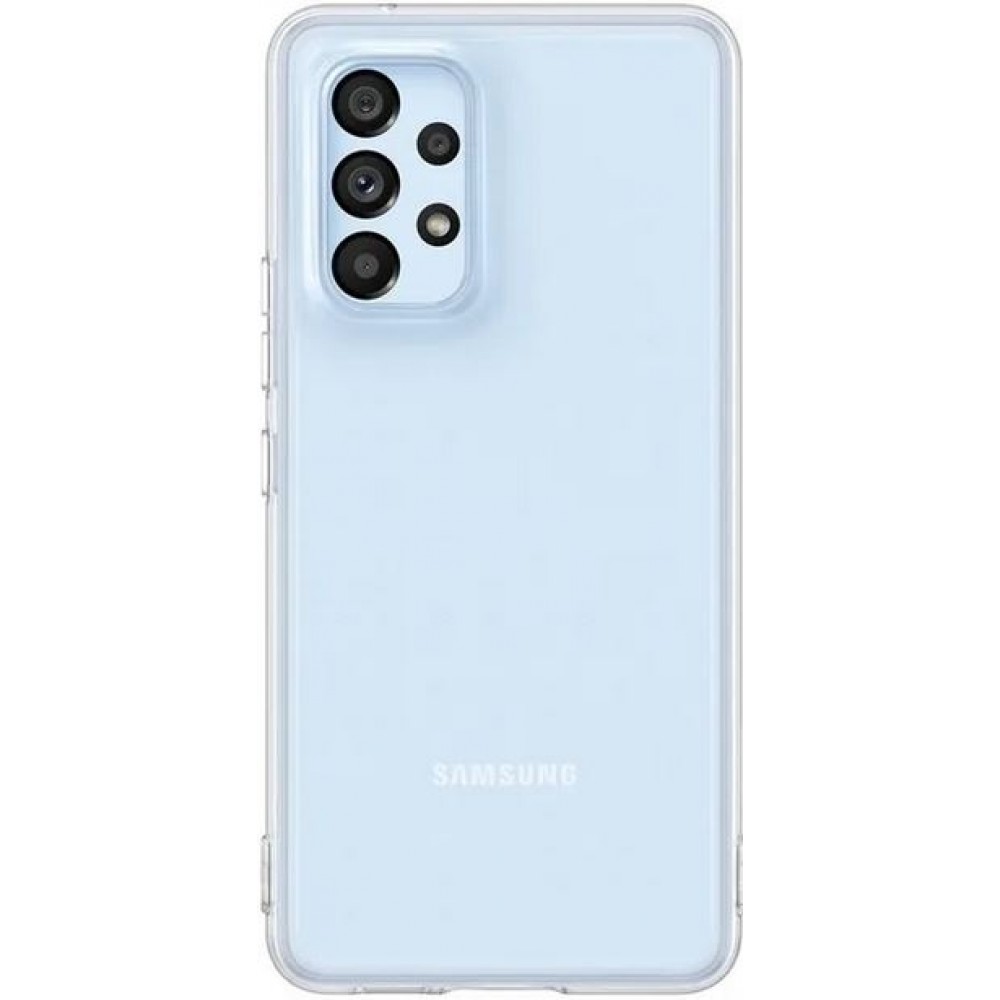 Galaxy A33 5G Case Hülle - Gummi Transparent Silikon Gel Simple Super Clear flexible