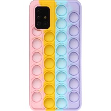 Coque Samsung Galaxy S20 FE - Silicone jeu éclate bulles anti-stress arc-en-ciel