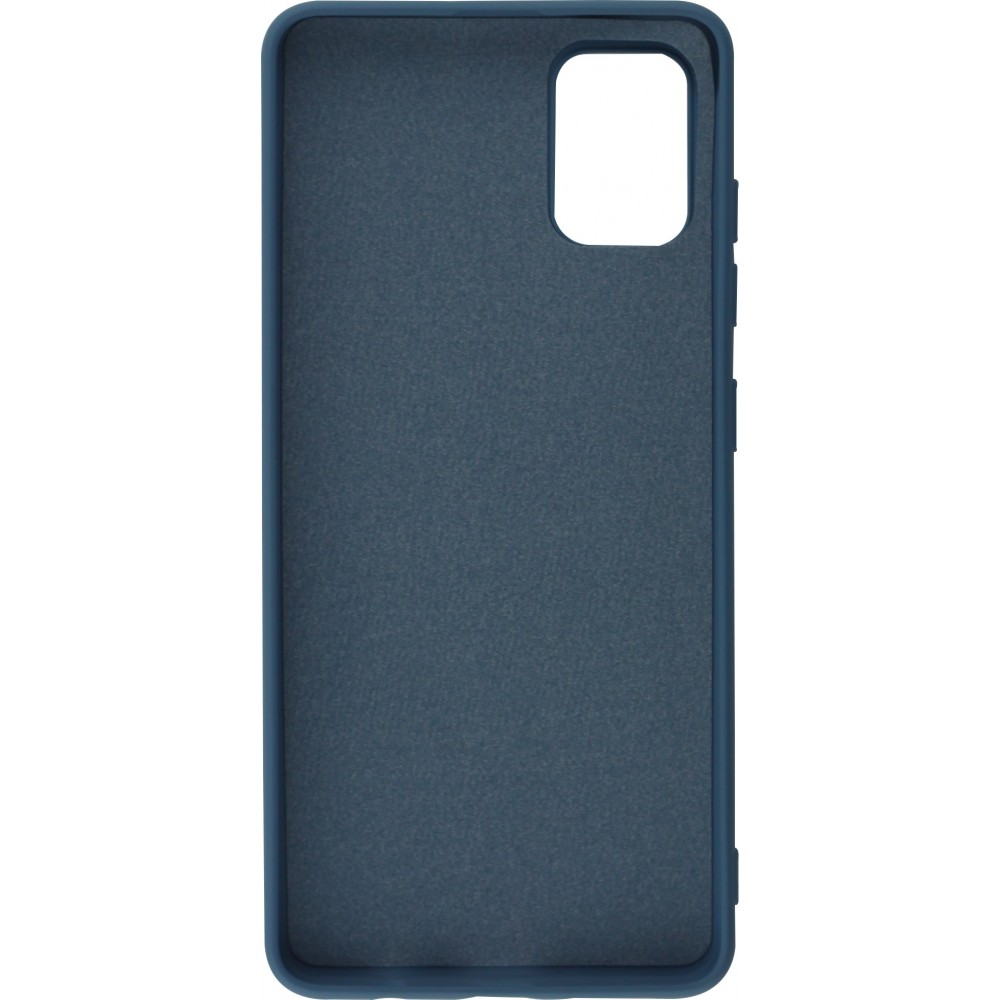 Coque Samsung Galaxy A52 - Soft Touch - Bleu foncé