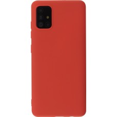 Hülle Samsung Galaxy A52 - Soft Touch Granatapfel