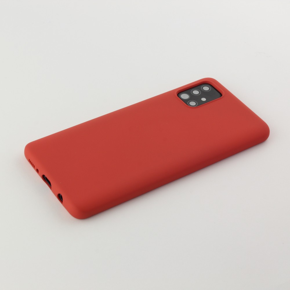 Hülle Samsung Galaxy A52 - Soft Touch Granatapfel