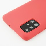 Hülle Samsung Galaxy A52 - Soft Touch Granatapfel