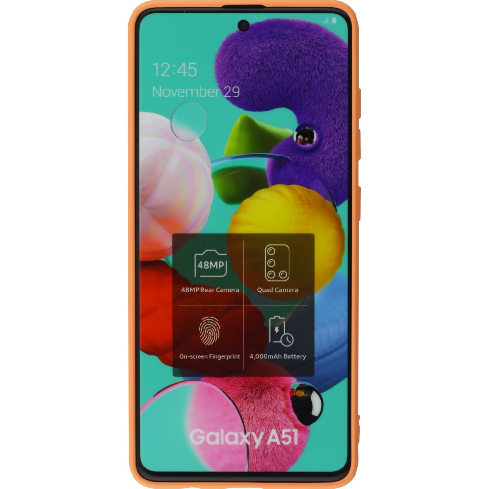 Coque Samsung Galaxy A52 - Soft Touch - Orange