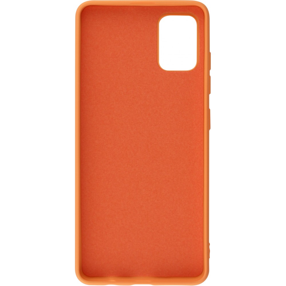 Hülle Samsung Galaxy A51 - Soft Touch - Orange